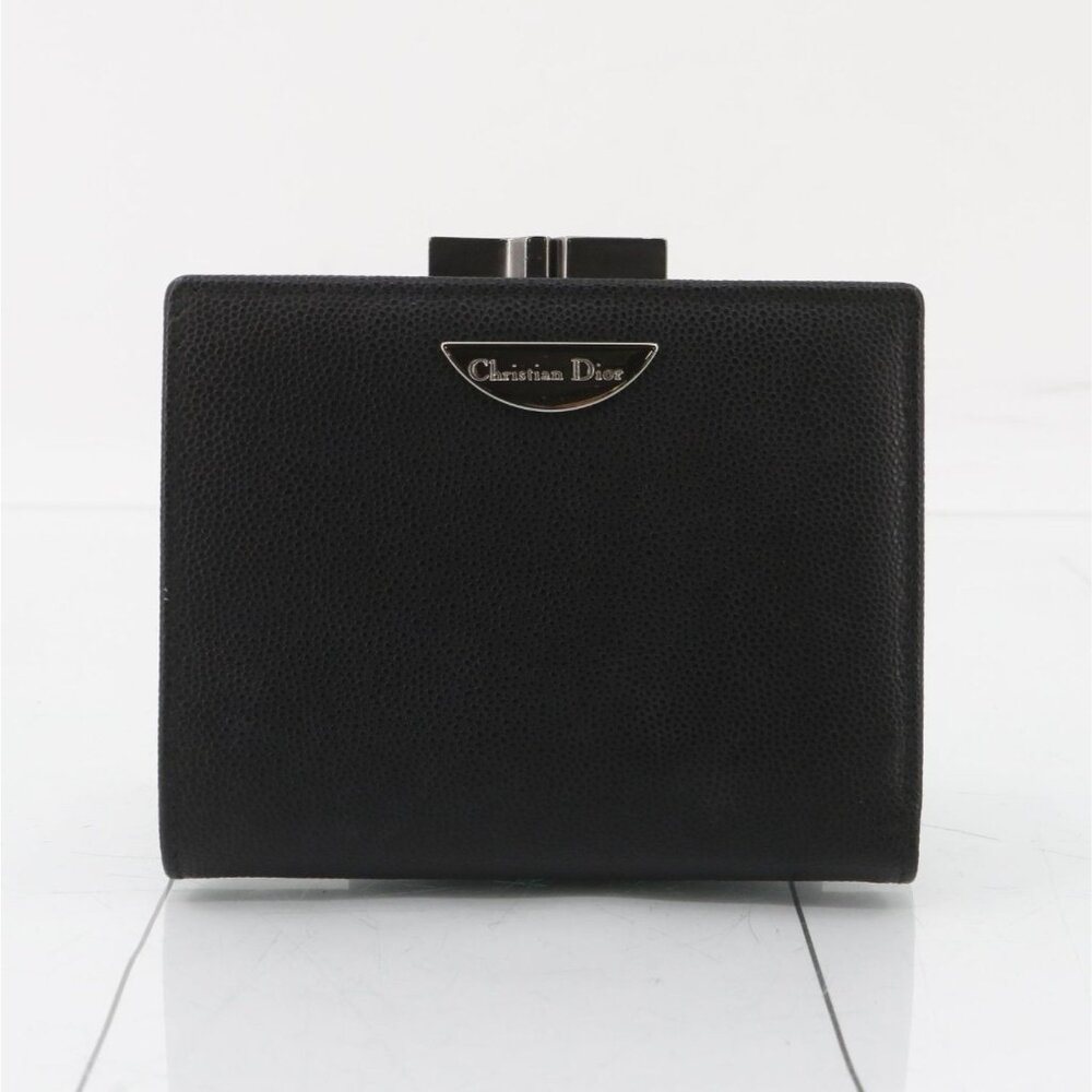 Dior Bifold Black Leather Wallet
